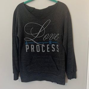 Flag nor fail cut neck sweater